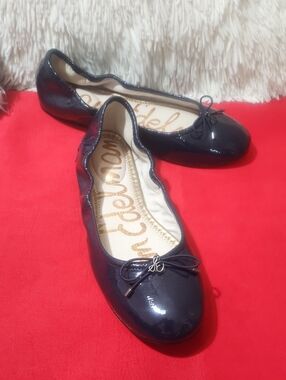 Sam Edelman Felicia Leather Cushioned Ballet Flats